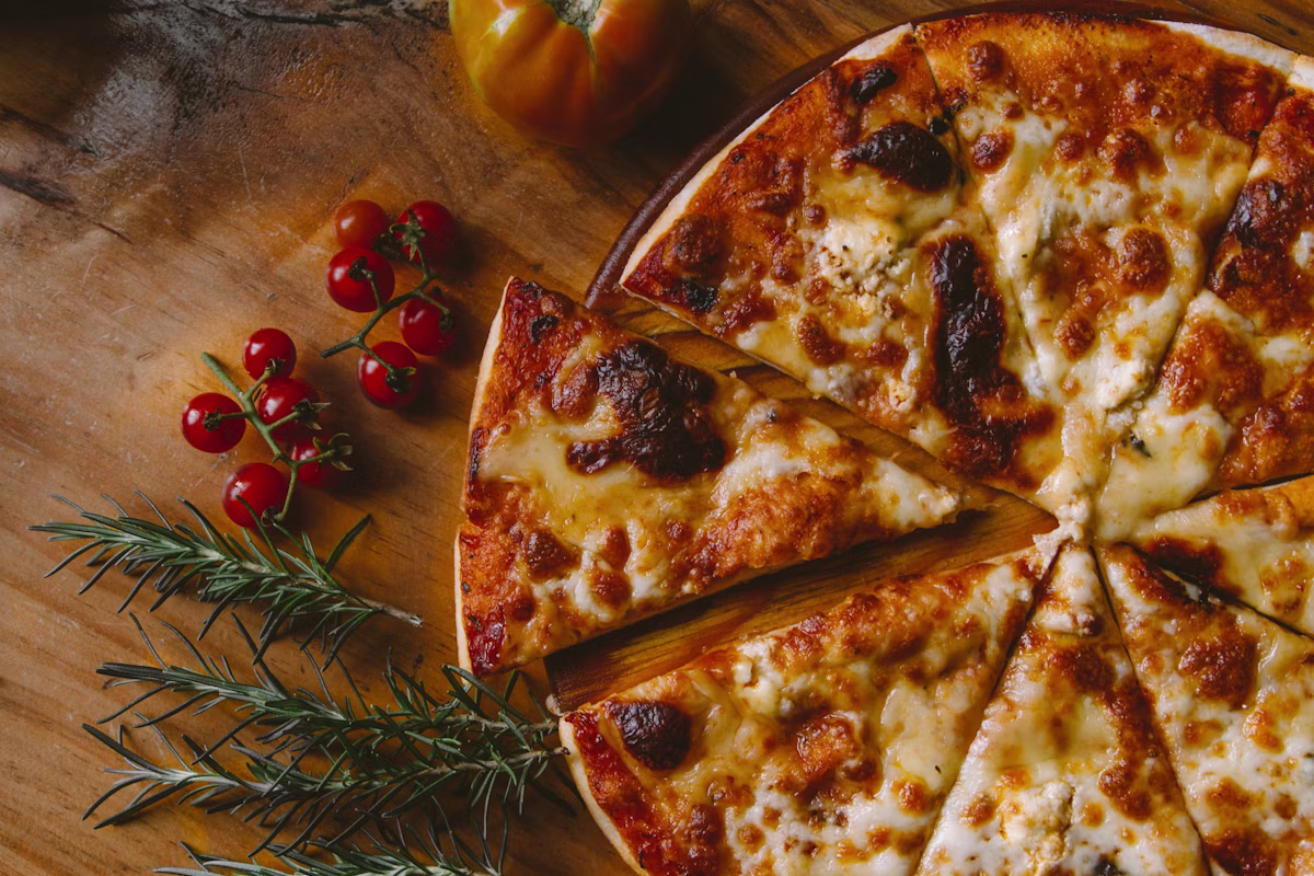 Pizza pozadie